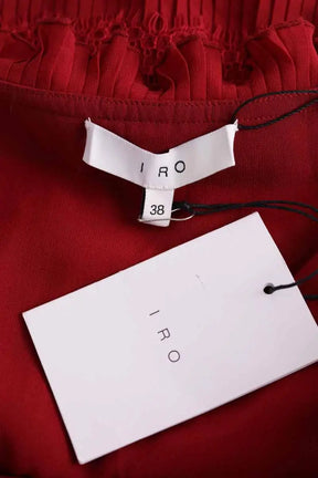 Mini jupe Iro Rouge en Synthétique