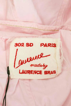 Robe Laurence Bras Rose en Coton
