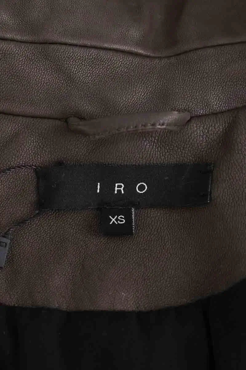Veste Iro Marron en Cuir