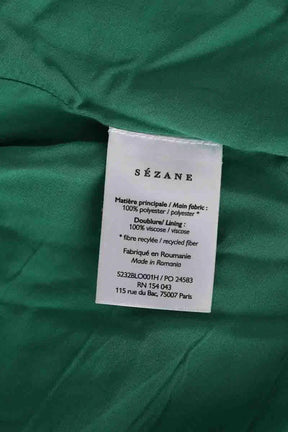 Blouse Sézane Vert en Viscose