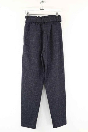 Pantalon Carot Maje  Bleu