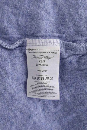 Robe American Vintage Bleu en Coton