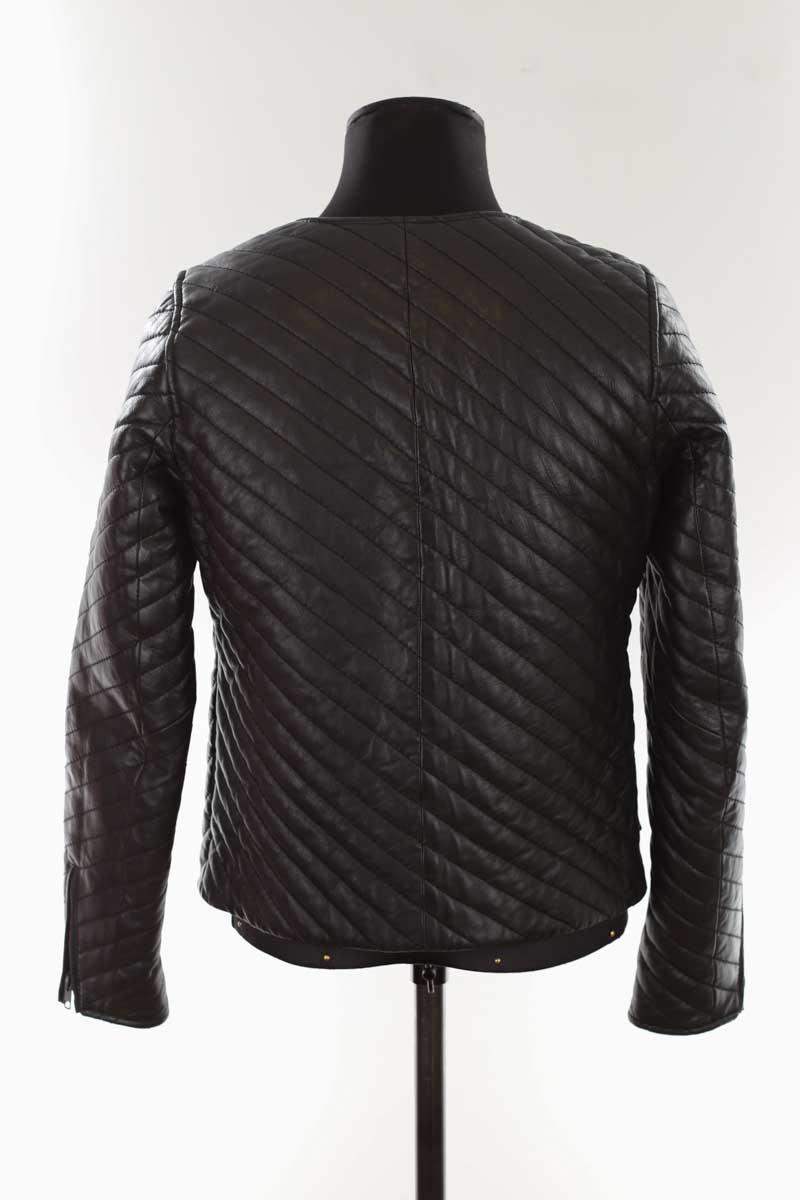 Veste en cuir Claudie Pierlot  Noir