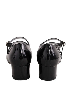 Talons Carel Noir en Cuir