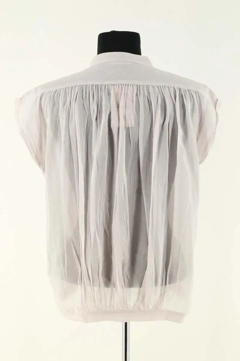 Top sans manche Forte_Forte Violet en Coton