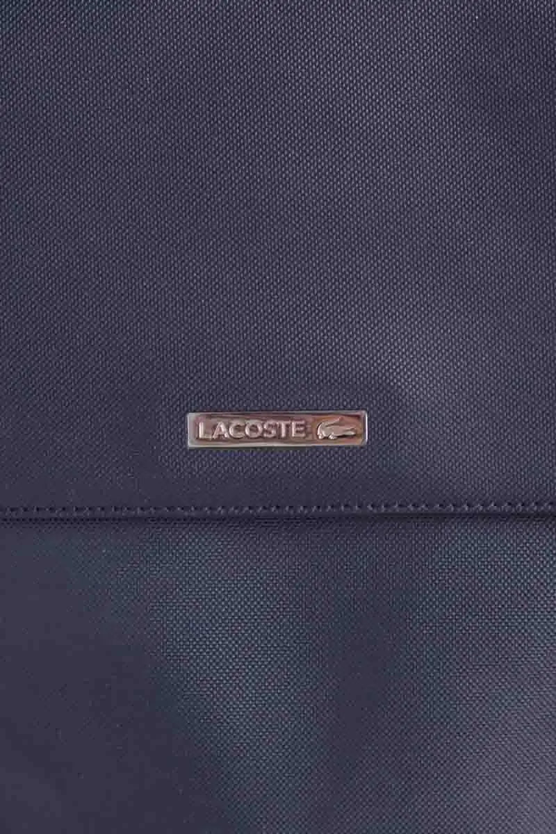 Cartable Lacoste Marine en Cuir