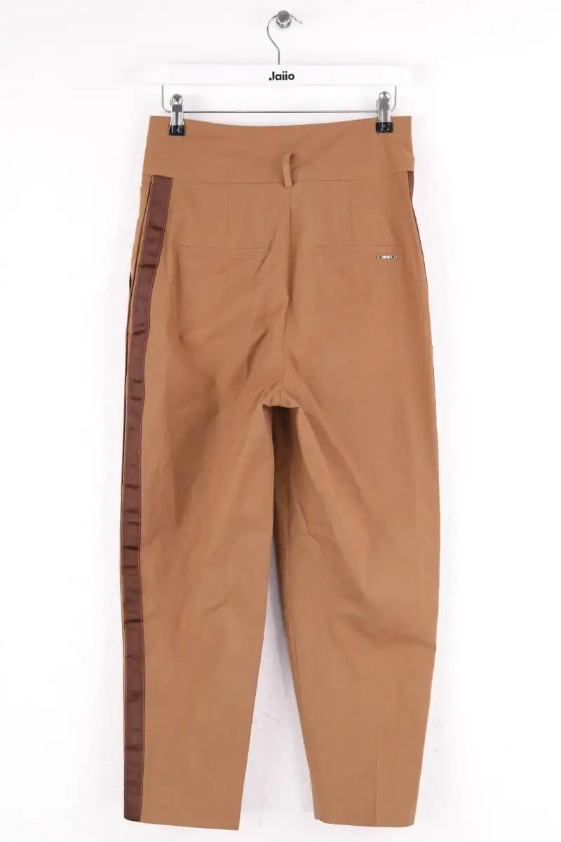 Pantalon Carot Liu Jo Camel en Coton