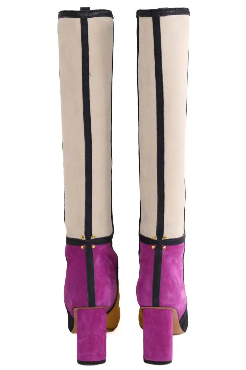 Bottes Jérôme Dreyfuss Multicolore en Daim