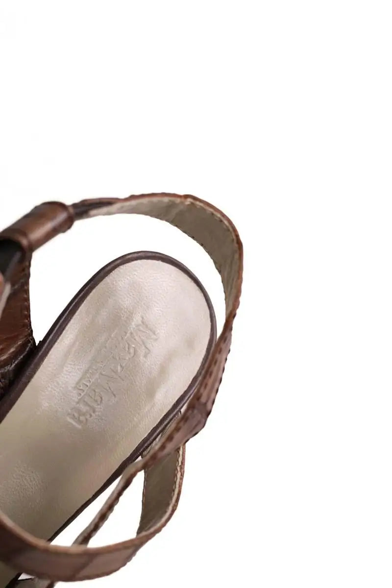 Talons Max Mara Marron en Cuir