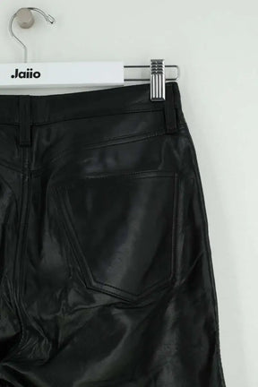 Pantalon droit Agolde Noir en Synthétique