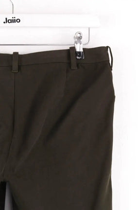 Pantalon d'Equitation Ralph Lauren Kaki en Coton