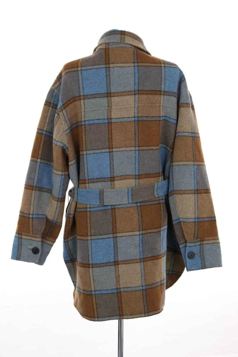 Manteau Sandro Multicolore en Laine