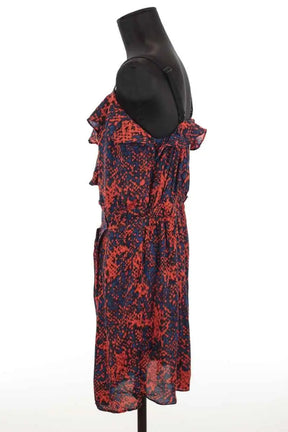 Robe Sandro Rouge en Viscose