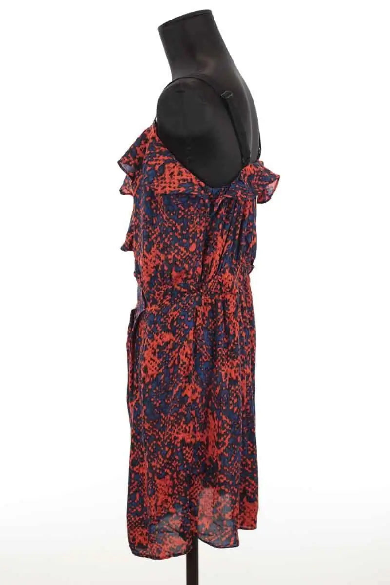 Robe Sandro Rouge en Viscose