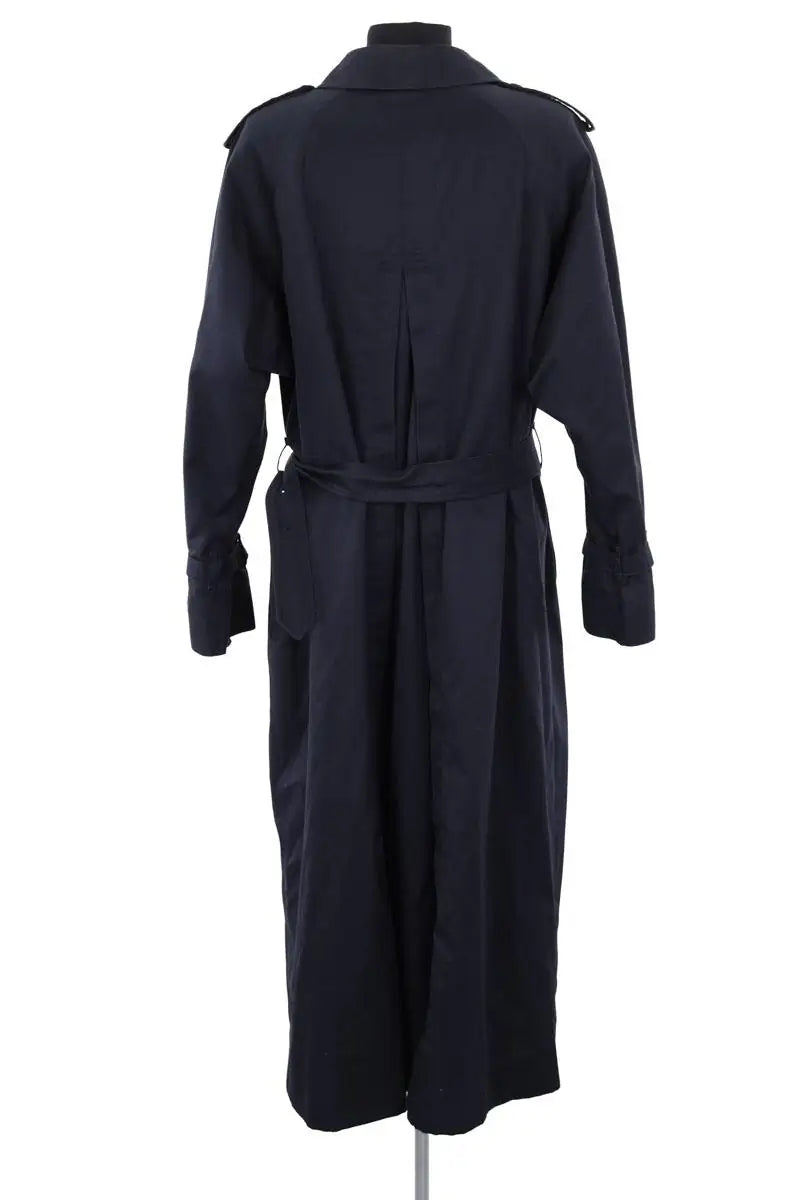 Trench-coat Burberry Marine en Coton