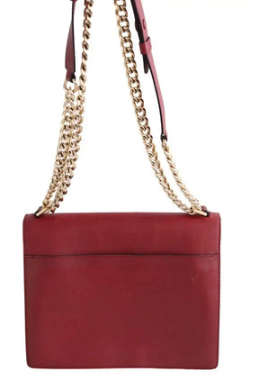 Sac à bandoulière Delvaux Rouge en Cuir