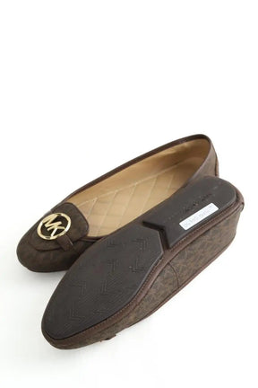 Ballerines Michael Kors Marron en Cuir