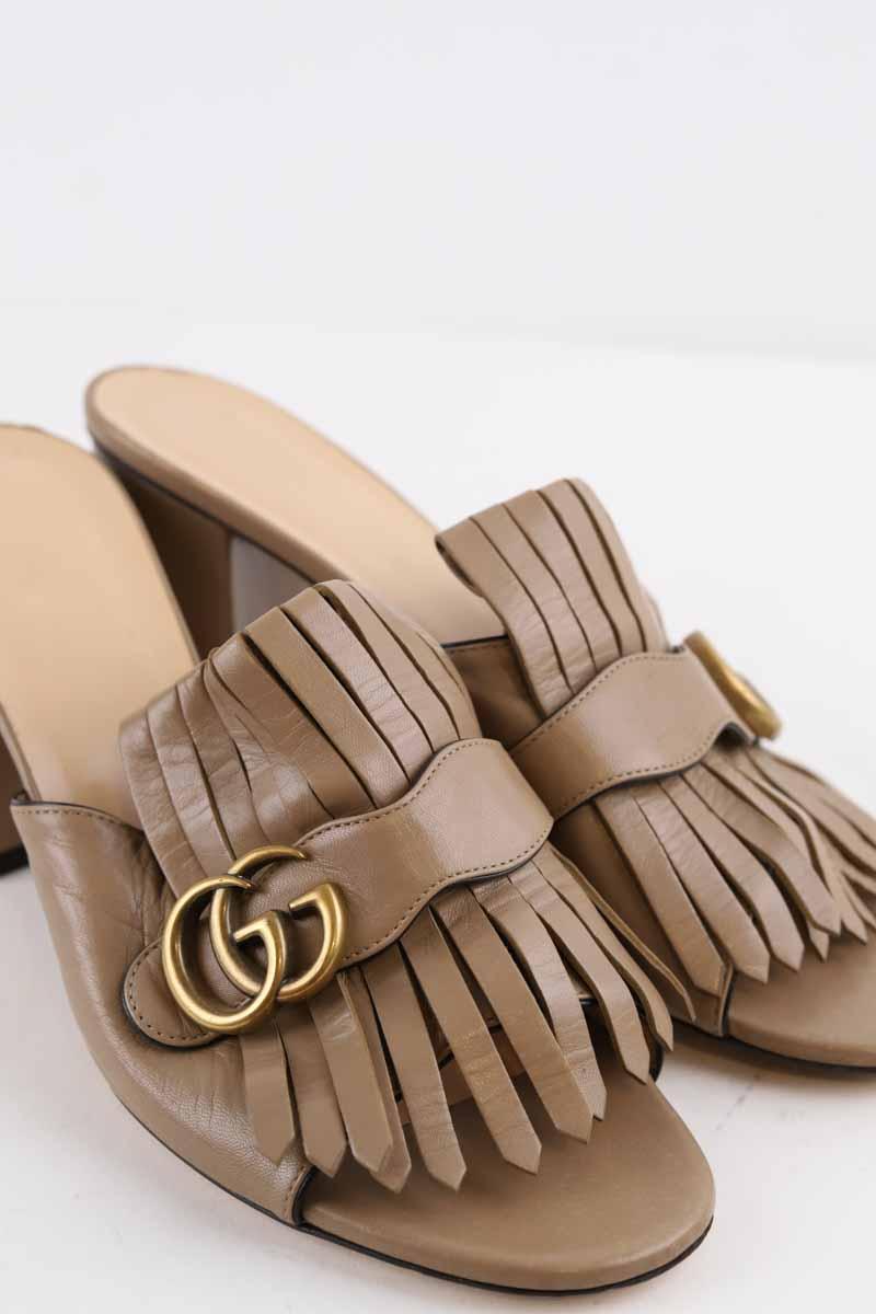 Mules Gucci  Beige
