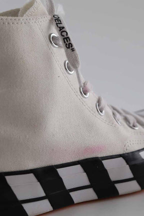 Baskets Off White  Blanc