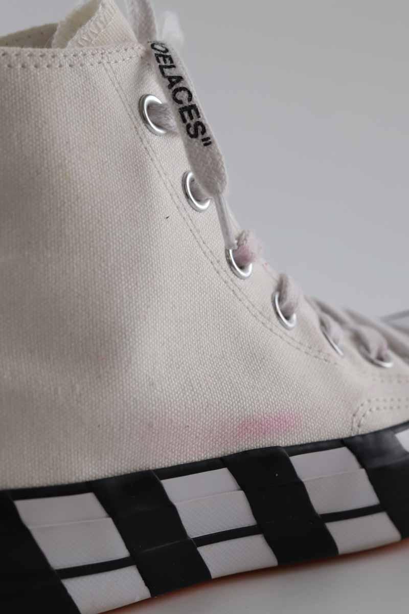 Baskets Off White  Blanc