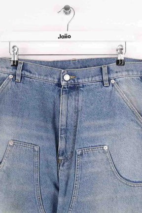 Jean large Moschino Bleu en Coton