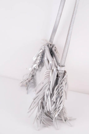 Sacs à bandoulière Maje Sac M Argent