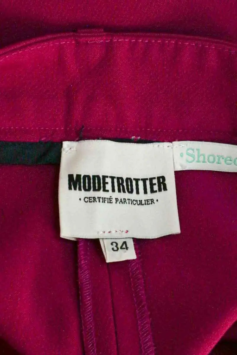 Pantalon large Modetrotter Rose en Synthétique