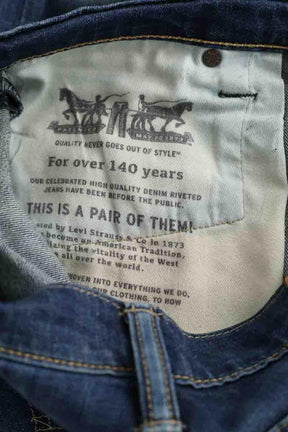 Slim Levi's 512 Bleu