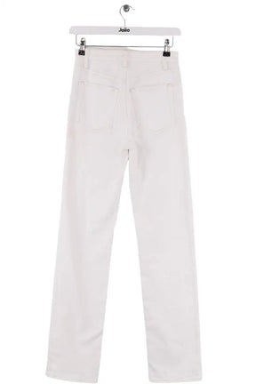 Jean droit Frame Blanc en Coton