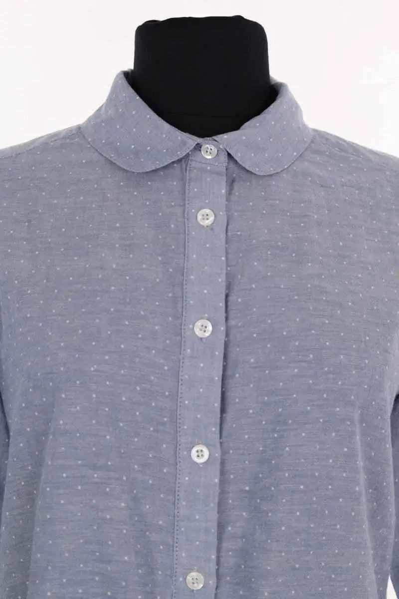 Chemise Sézane Gris en Coton