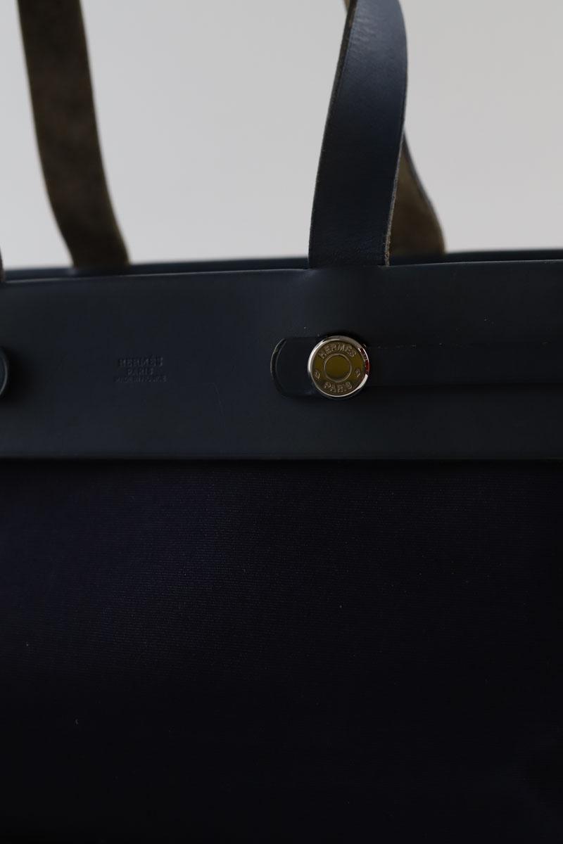 Sacs à main Hermès Herbag Marine