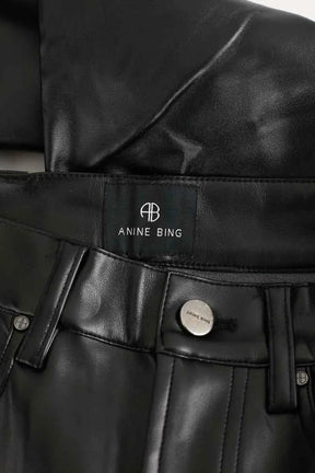 Pantalon droit Anine Bing  Noir