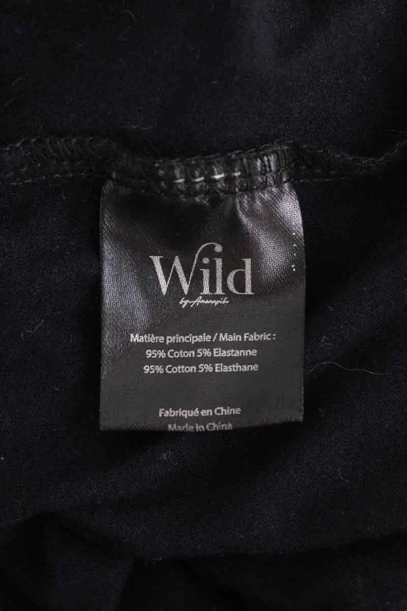 Body Wild Noir en Coton