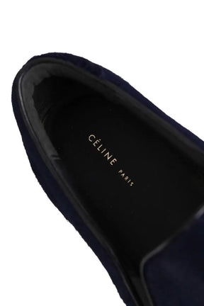 Mocassins Celine Marine en Cuir