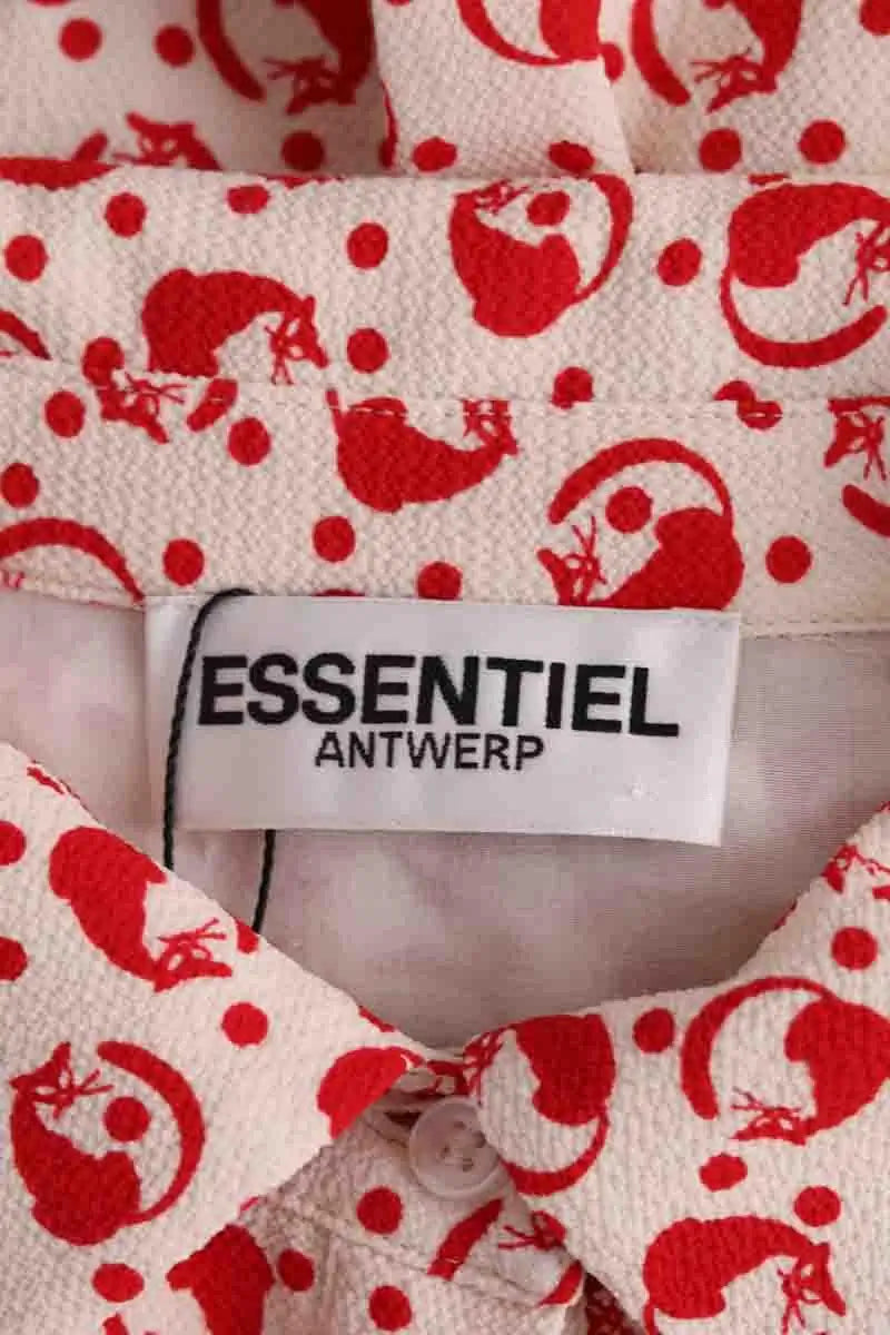 Robe Essentiel Antwerp Rouge en Synthétique