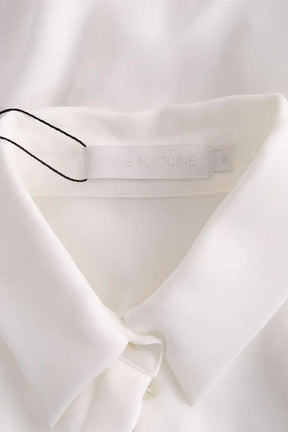 Chemise Anne Fontaine Cecilia Blanc en Synthétique