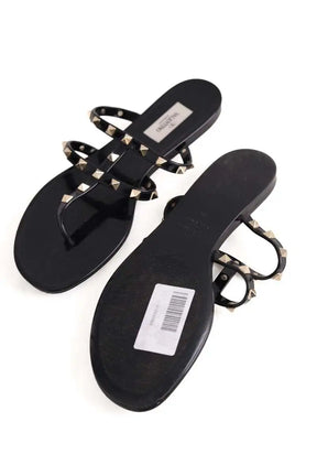 Sandales Valentino Noir en Plastique