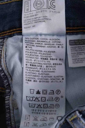 Jean slim Levi's Bleu en Coton