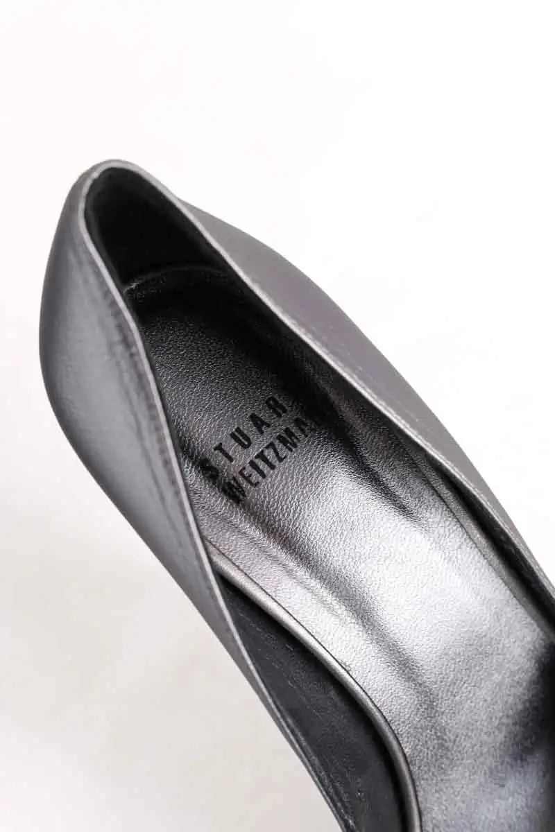 Talons Stuart Weitzman Argent en Cuir