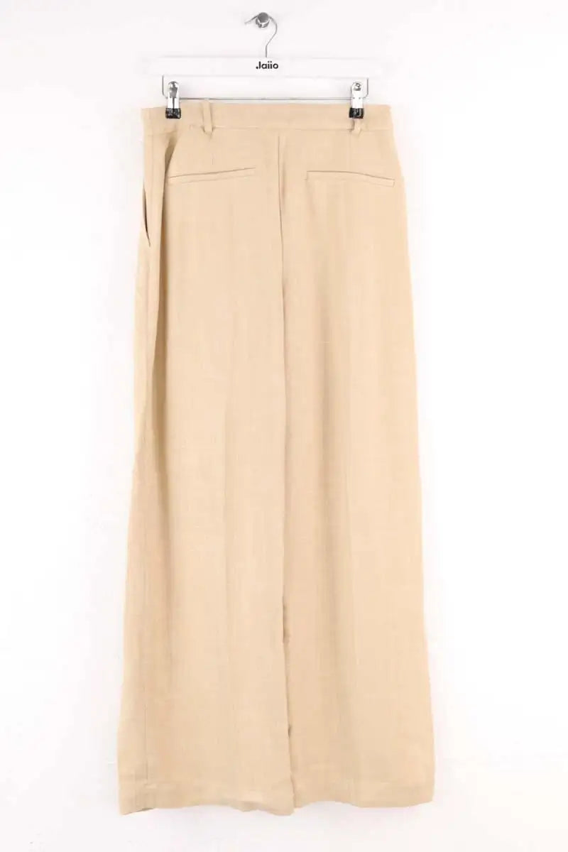 Pantalon large Sézane Beige en Viscose