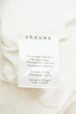 Robe Sézane Blanc en Coton