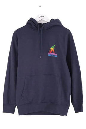 Sweatshirt PALACE Marine en Coton, taille S - Seconde Main