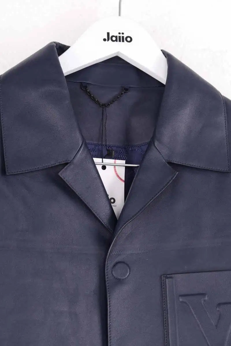 Veste Louis Vuitton Bleu en Cuir