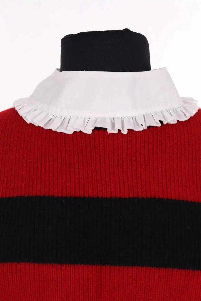 Pull Claudie Pierlot Rouge en Laine
