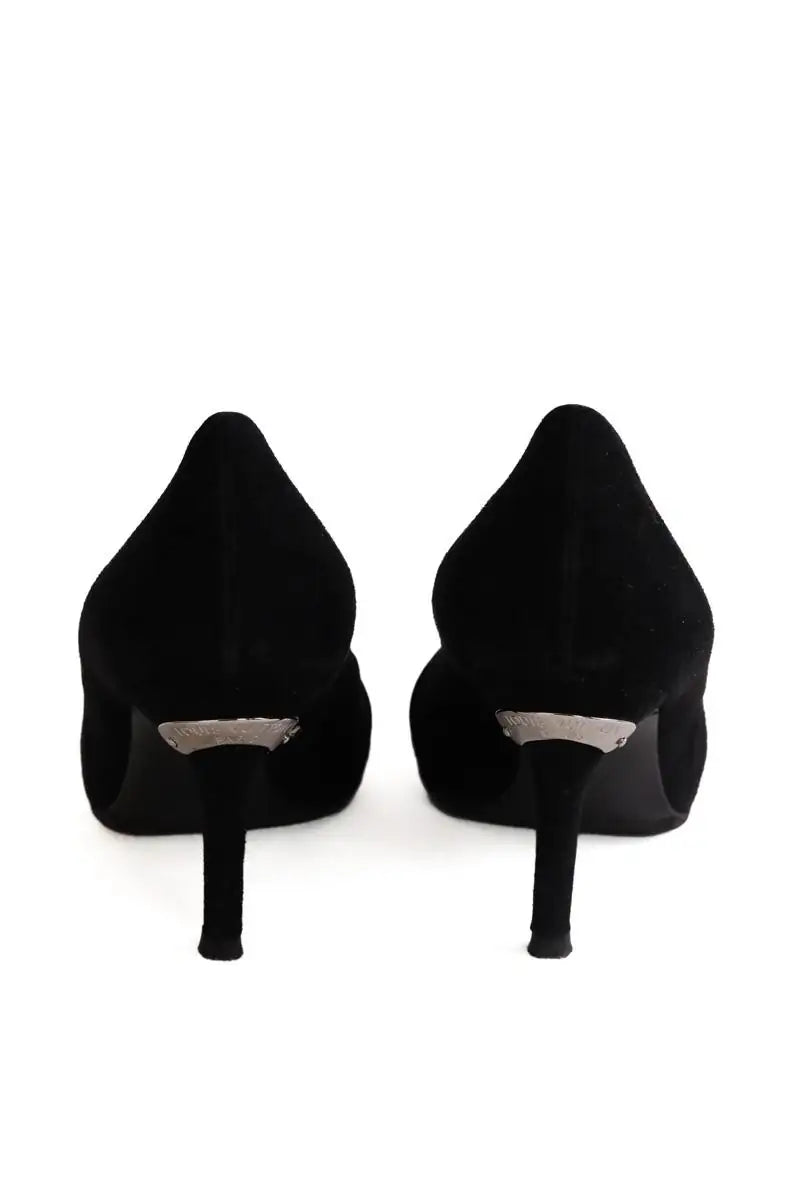 Talons Louis Vuitton Noir en Daim