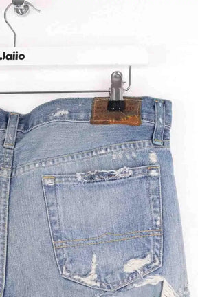 Jean boyfriend Ralph Lauren Bleu en Coton