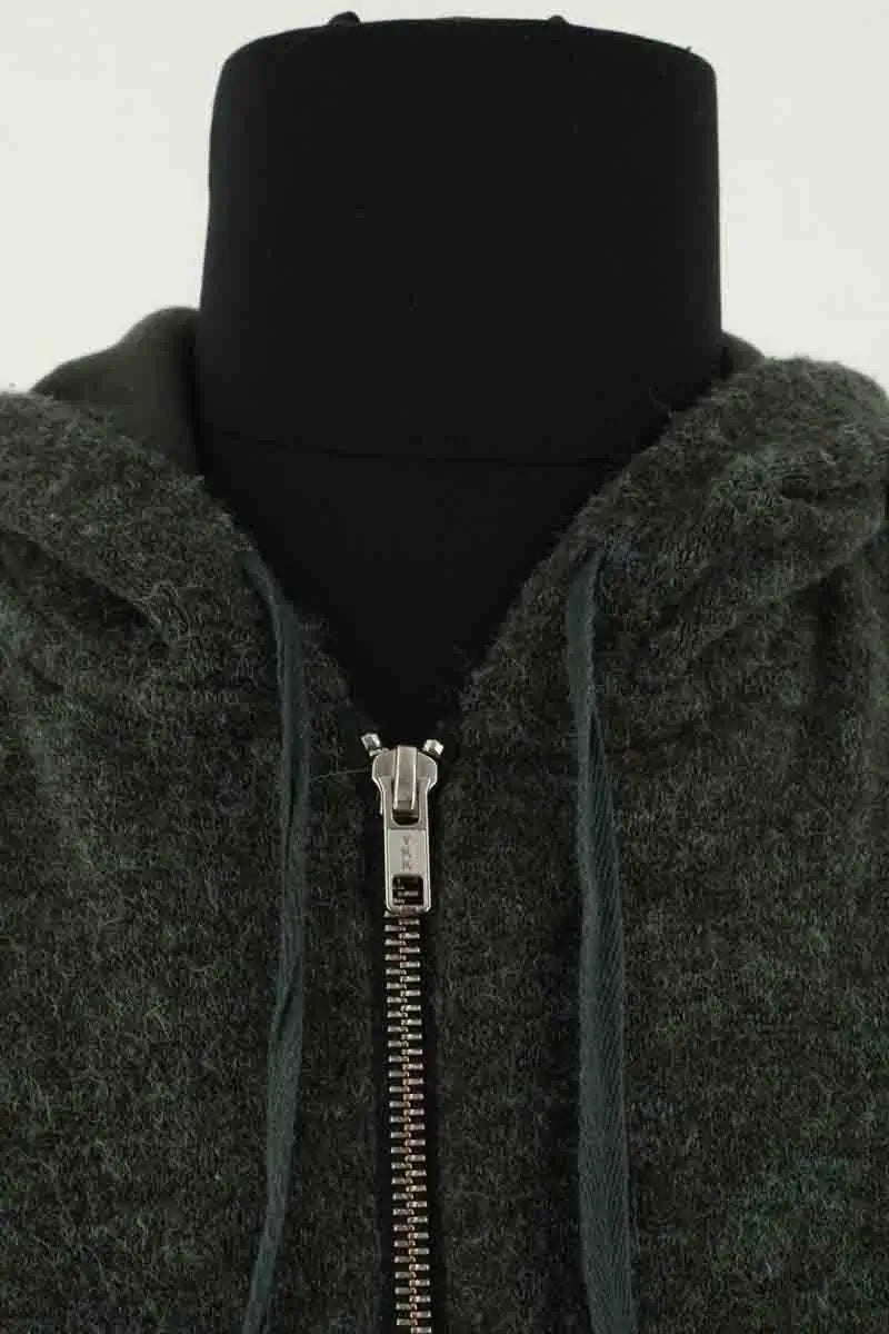 Gilet American Vintage Vert en Coton