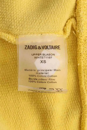 Sweatshirt Zadig & Voltaire Jaune en Coton