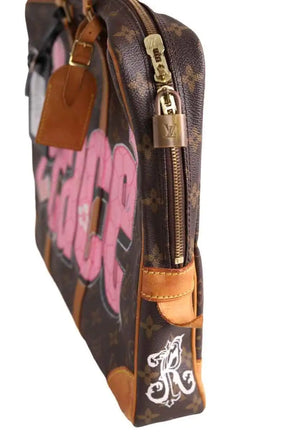 Porte-Documents Voyage PM Louis Vuitton Marron en Cuir