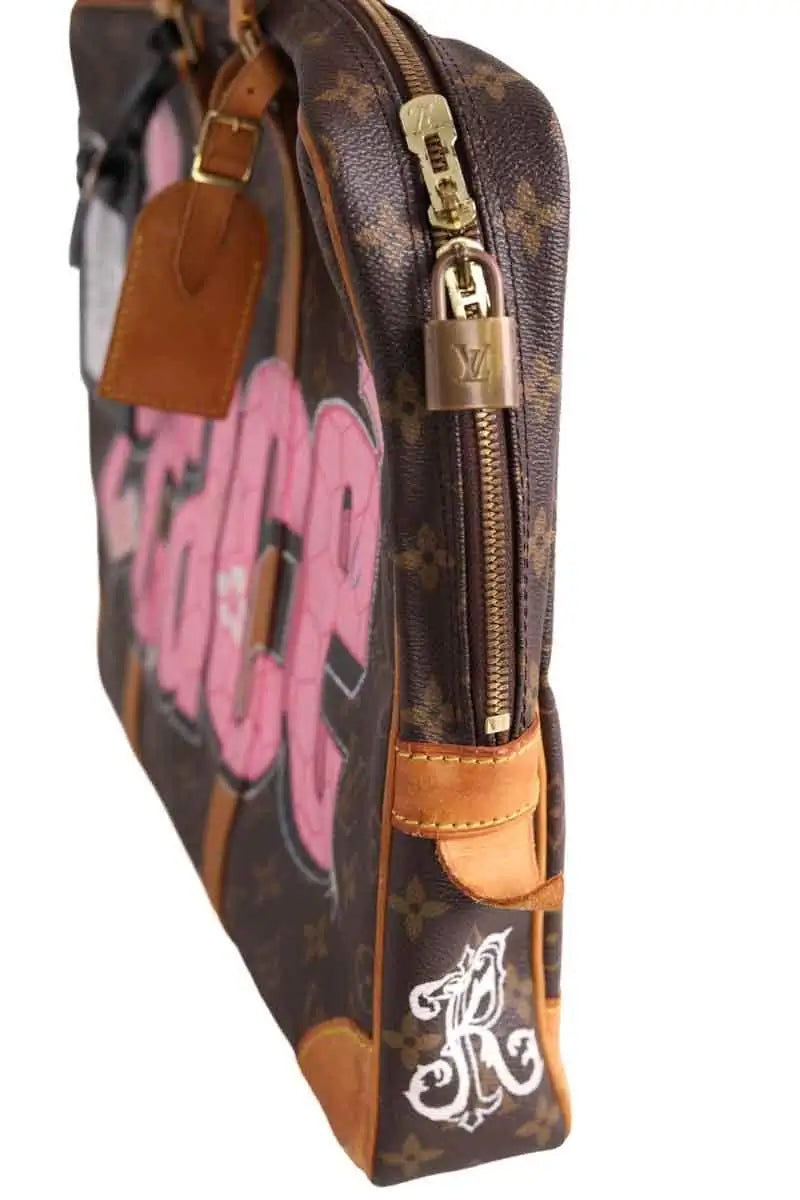 Porte-Documents Voyage PM Louis Vuitton Marron en Cuir